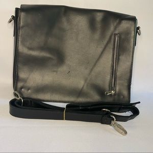Men Black Messenger Bag
